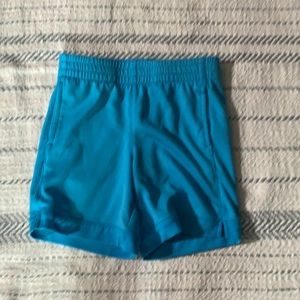 Girls athletic shorts blue